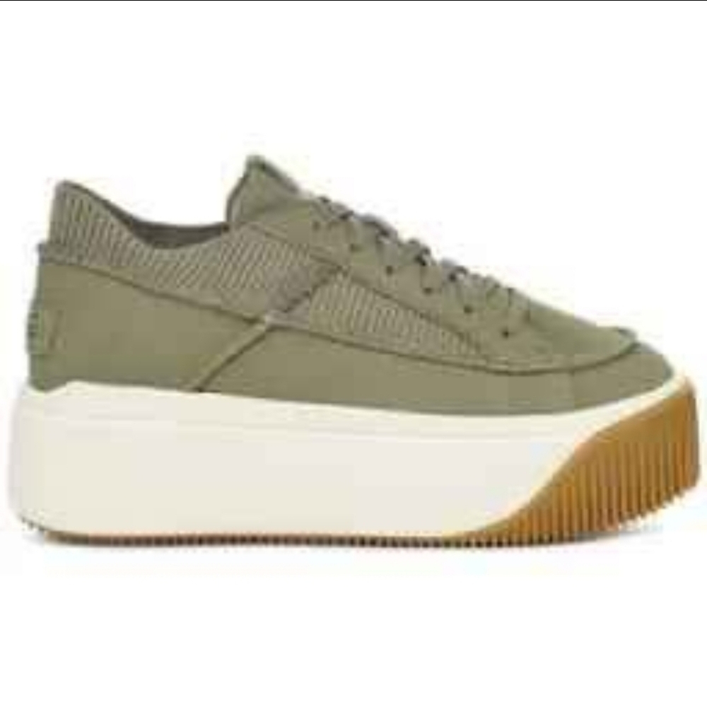 UGG Gray Platform Sneakers